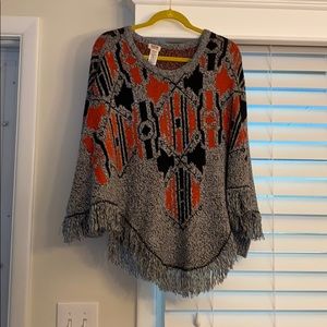 Target Mossimo poncho sweater